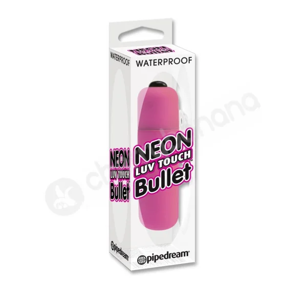 Neon Luv Touch Pink Bullet Vibrator
