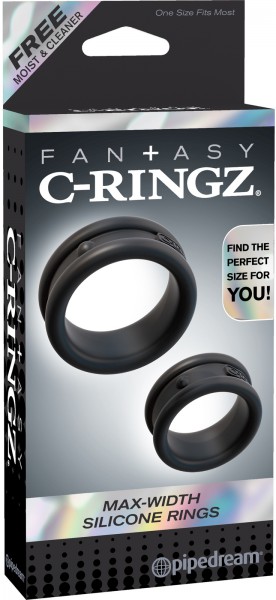 Max-Width Silicone Cock Rings x2