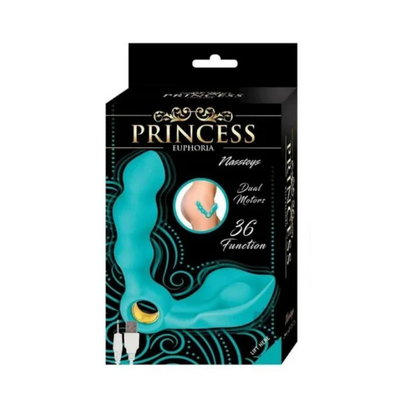 Princess Euphora Dual Stimulator Silicone Blue