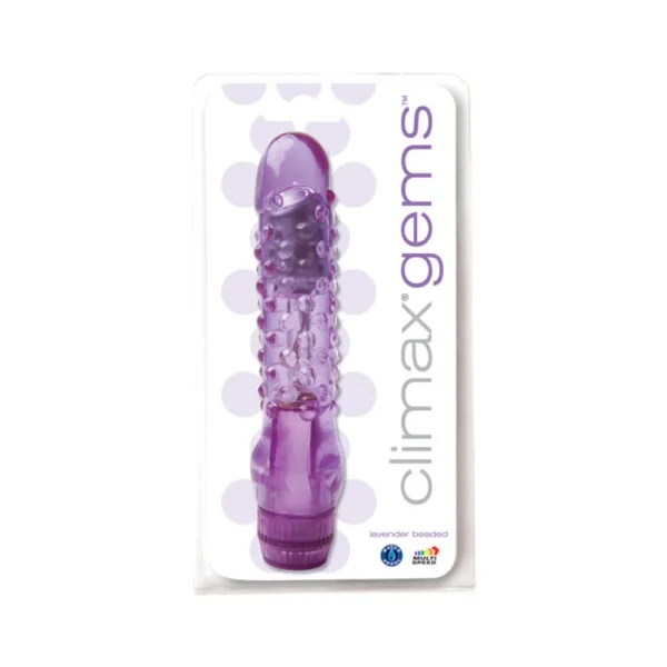 Climax Gems Beaded Lavender Vibrator — image 5 of 7