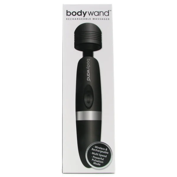 Rechargeable Wand Massager By Bodywand - Black