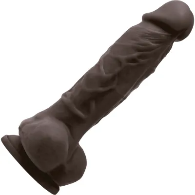 Colours Pleasures 5 Inch Chocolate Silicone Suction Cup Dildo