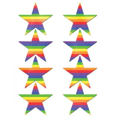 Pastease Mini Rainbow Stars Pack Of 8 O S