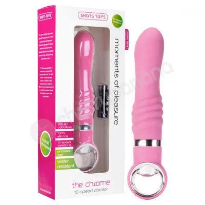 Shots Toys The Chrome Pink Vibrator
