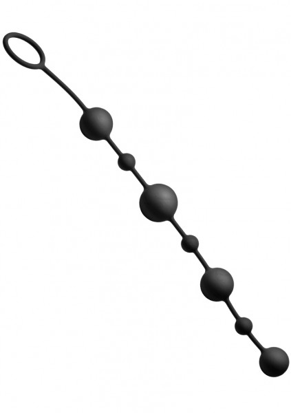 Linger Graduated Silicone Anal Beads - Using Anal Beads