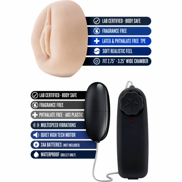 Performance VX4 Male Enhancement Penis Pump System By Blush - Clear