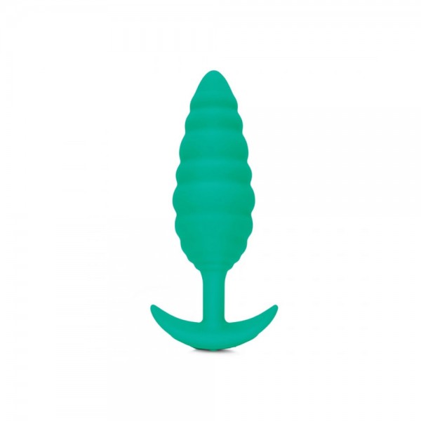 B-vibe Twist Texture Plug Green