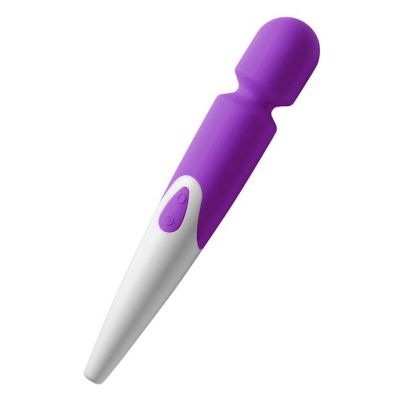 Nirvana Waterproof Silicone 10 Mode Wand Massager Purple