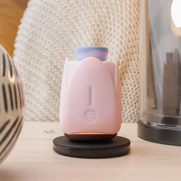 Tulip Suction Rose Vibrator with Phone Charger by Maia