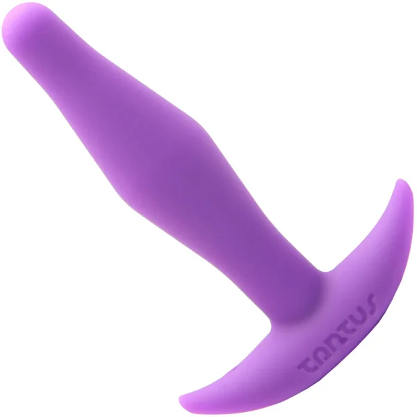 Little Flirt Silicone Butt Plug By Tantus - Purple