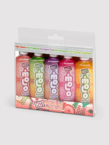 Doc Johnson Hot Motion Lotion Massage Lubricants (5 x 1.0 fl oz)