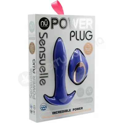 Nu Sensuelle Ultra Violet 4 5 Power Vibrating Butt Plug with Vibrating Remote Control