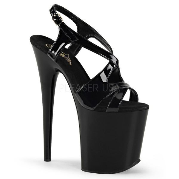 8 inches Heel, 4 inches PF Criss-Cross Sandal
