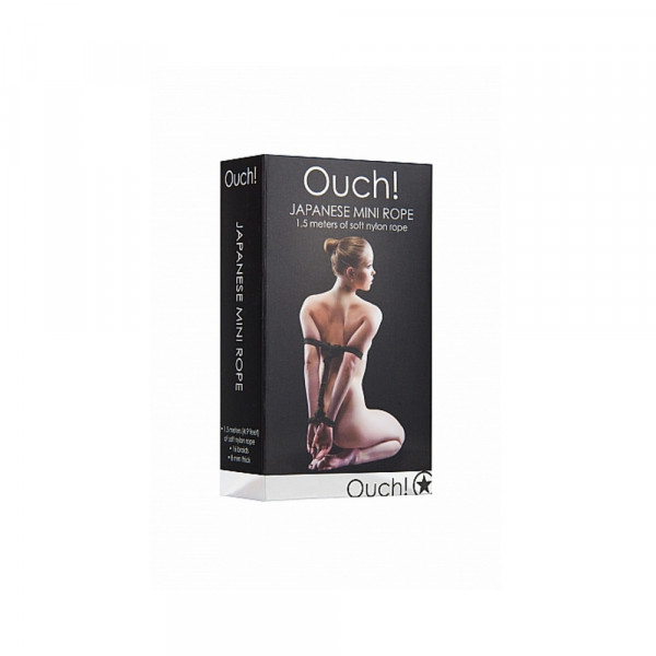 Ouch! Japanese Mini Rope - 1.5m - Black