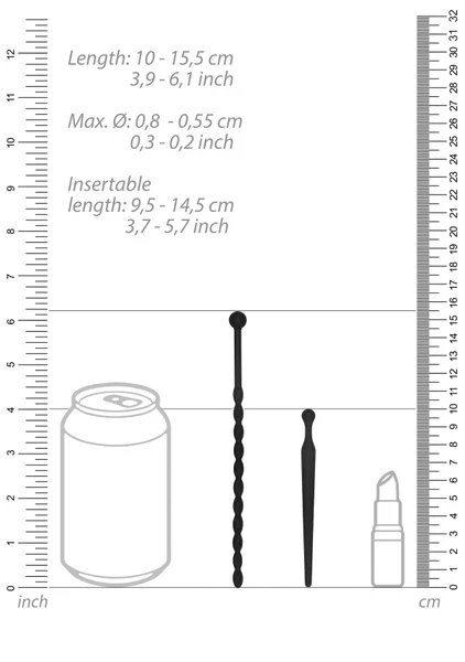 Silicone Beginners Plug Set Urethral Sounding — image 10 of 18