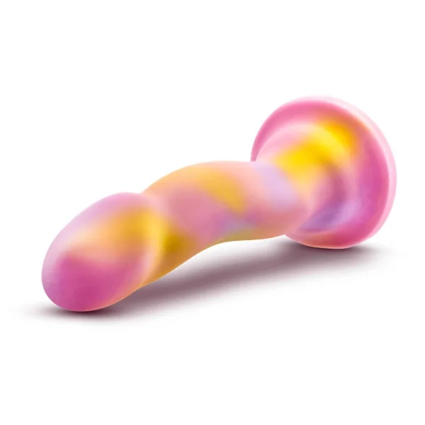 Avant Sun's Out Pink Silicone G-Spot Dildo With Suction Cup Base By Blush