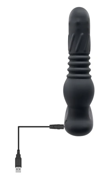 Adam's Warming and Rotating Prostate Thruster -  Black