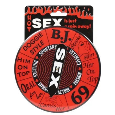 Sex spinner game button