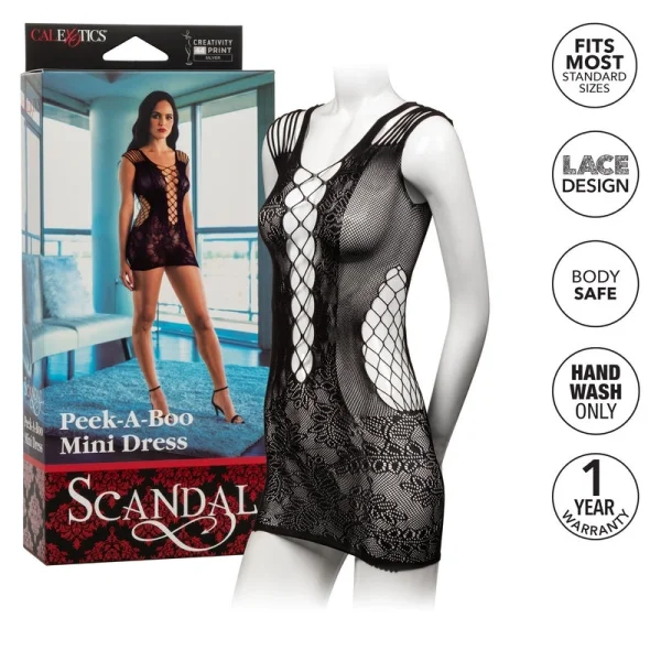 Calexotics Scandal Peek-A-Boo Mini Dress — image 4 of 4