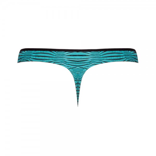 Male Power Tranquil Abyss Mini Thong Seafoam/black Lx