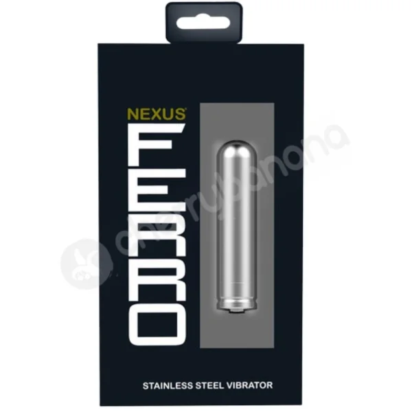 Nexus Ferro Stainless Steel Rechargeable Waterproof 6 Speed Bullet