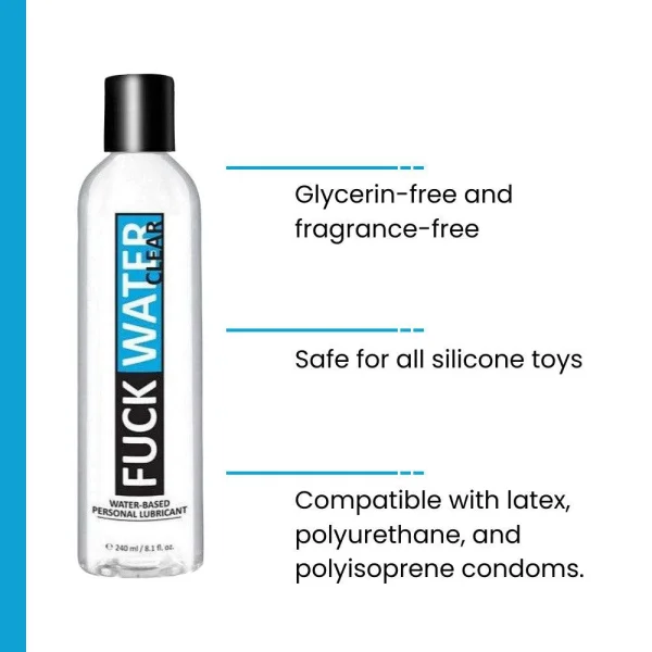 Fuck Water Clear- Water-Based Lube | 4oz