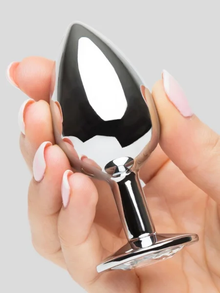 Lovehoney Jeweled Metal Medium Butt Plug 3 Inch