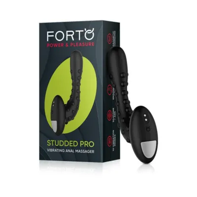 Personal Massagers Forto Studded Pro Vibrating Massager Black