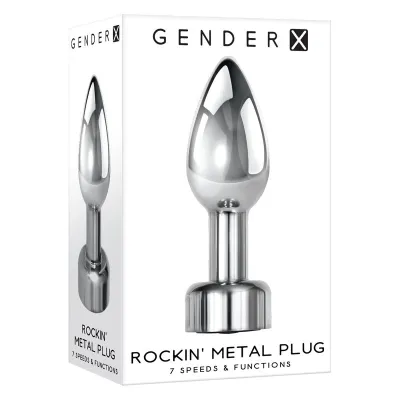 Rockin Metal Vibrating Butt Plug
