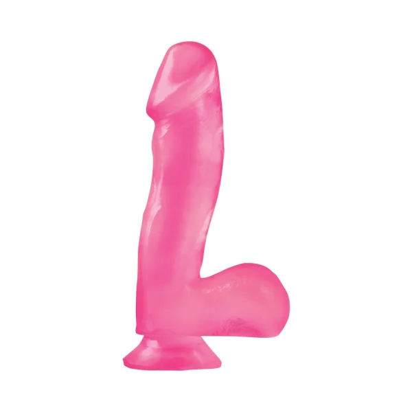 Basix 6.5 inches Dong with Balls & Suction Cup