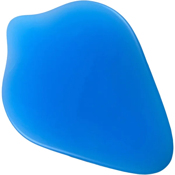 b.cush Soft Silicone Dildo Base for Harness Play - Sea Blue