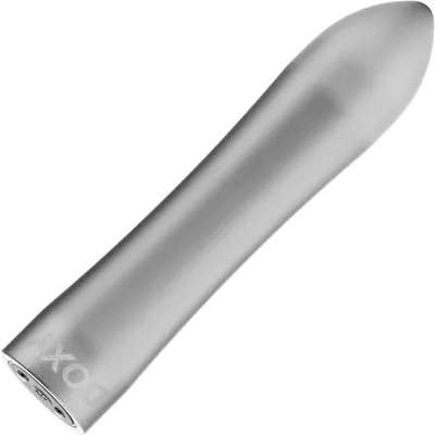 Doxy Bullet Rechargeable Waterproof Aluminum Vibrator Silver