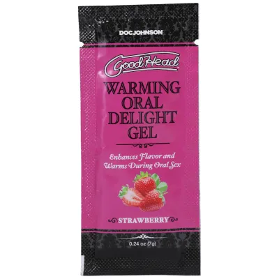 Goodhead Warming Oral Delight Gel Strawberry 0 24 Oz