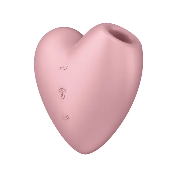 Satisfyer Cutie Heart Air Pulse Stimulator with Vibration