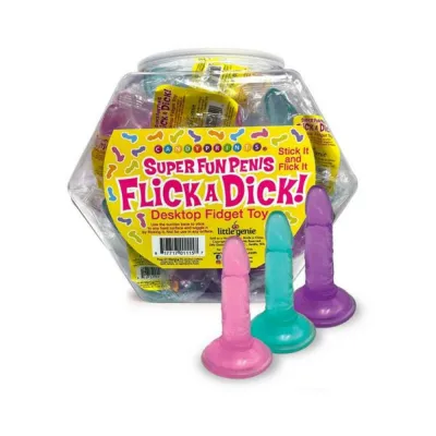 Games Novelty Flick A Dick 24 piece Fishbowl