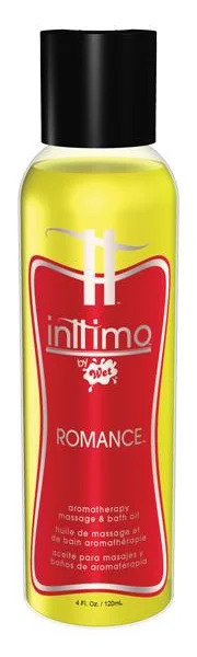Wet Inttimo Romance Aromatherapy Massage And Bath Oil 4 Ounce