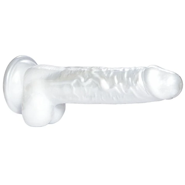 Snow Balls White Suction Dildo – 7 Inch — image 4 of 5