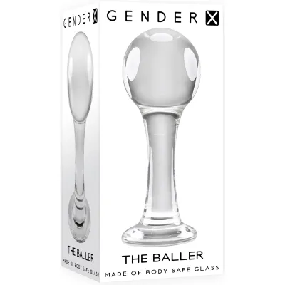 The Baller Glass Butt Plug