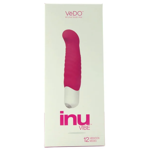 Inu Silicone G-spot Vibe by VeDO - Hot In Bed Pink