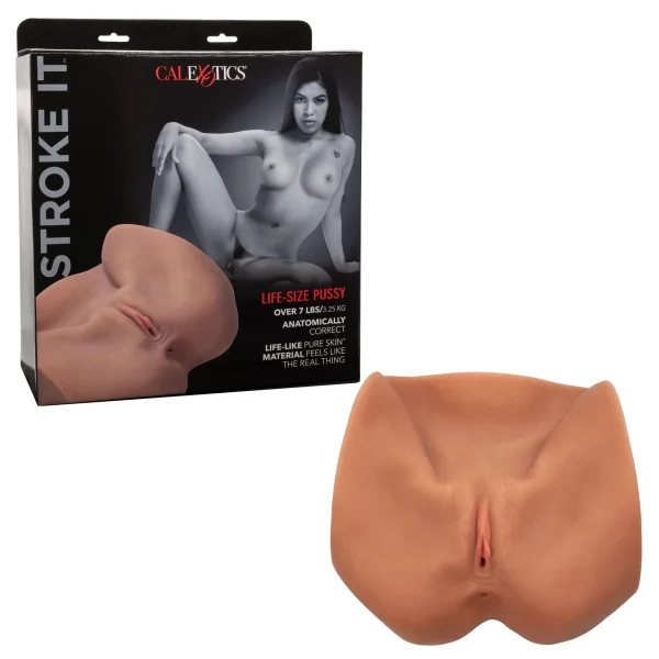 Stroke It Life-size Pussy - Brown