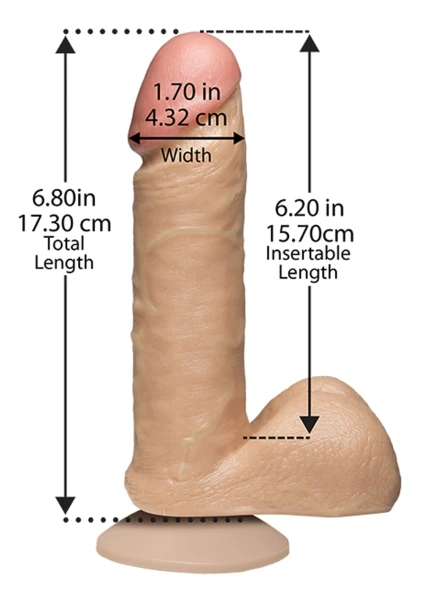 Realistic Cock 6 inch Black