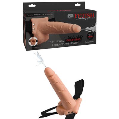 7 5 Hollow Squirting Strap On Balls