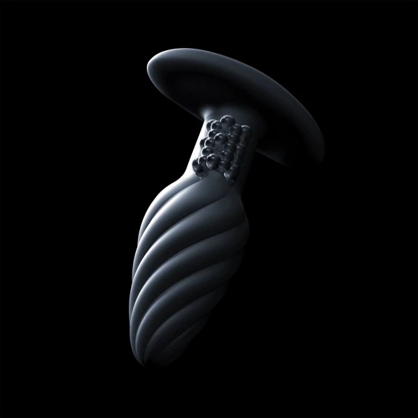Dorcel Spin Plug Silicone Rechargeable Vibrating Butt Plug With Rotating Balls & Remote