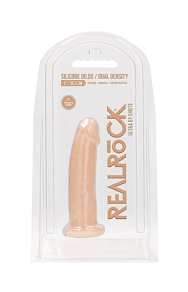 Silicone Dildo Without Balls - Flesh