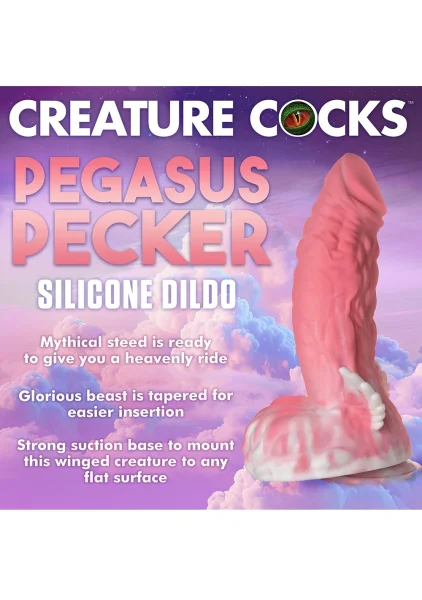 Creature Cocks - Pegasus Pecker Winged Silicone Dildo