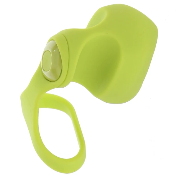 Fin Silicone Rechargeable Finger Vibrator by Dame - Citrus