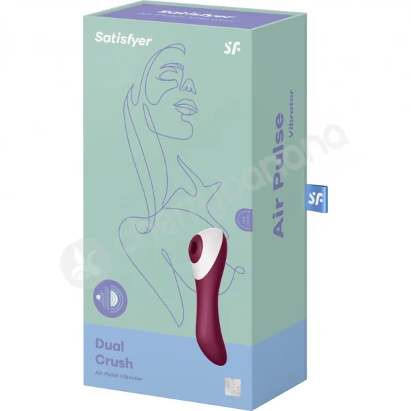 Satisfyer Dual Crush Air Pulse Clitoral & G-Spot Vibrator
