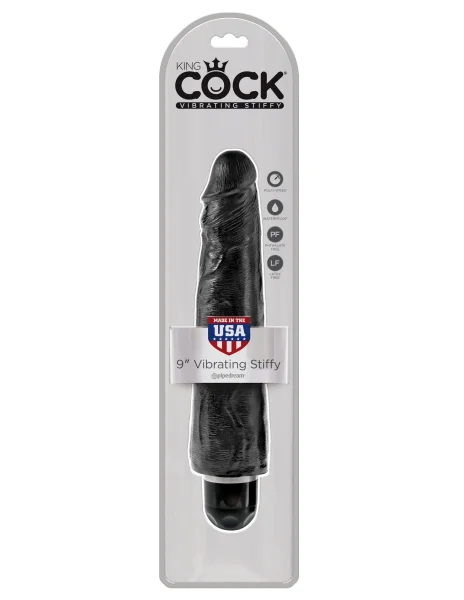 King Cock 9 in. Vibrating Stiffy