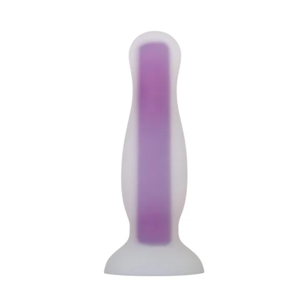Evolved Luminous Silicone Plug Medium Purple — image 4 of 9