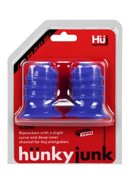 Hunkyjunk Elong Nipsuckers, Cobalt